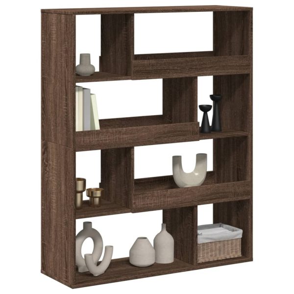 Divisorio Stanza Rovere Marrone 100x33x125,5 Cm In Truciolato - Image 3