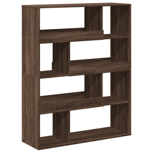 Divisorio Stanza Rovere Marrone 100x33x125,5 Cm In Truciolato - Image 6