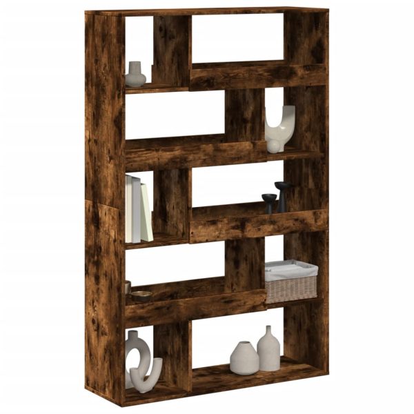 Libreria Rovere Fumo 100x33x156,5 Cm In Truciolato - Image 3