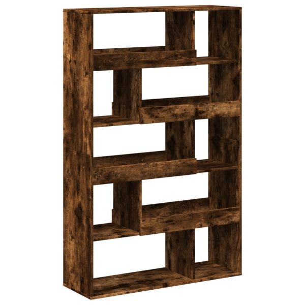 Libreria Rovere Fumo 100x33x156,5 Cm In Truciolato - Image 6