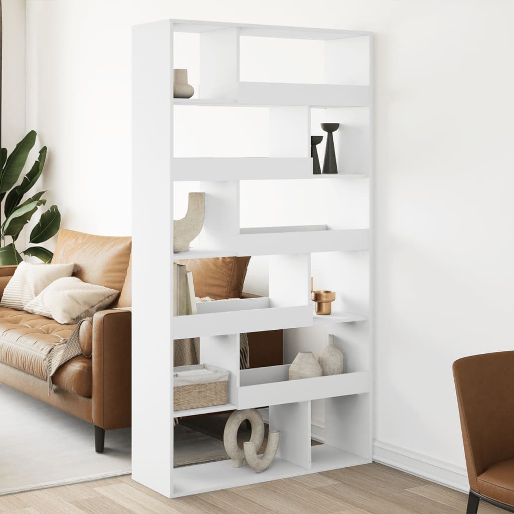 Divisorio Stanza Bianco 100x33x187,5 Cm In Truciolato