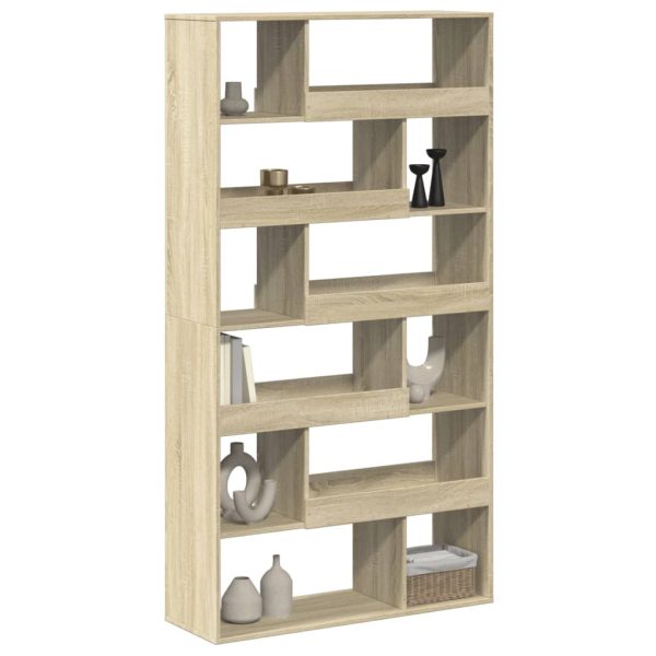 Libreria Rovere Sonoma 100x33x187,5 Cm In Truciolato - Image 3