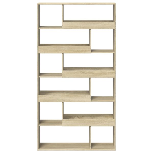Libreria Rovere Sonoma 100x33x187,5 Cm In Truciolato - Image 4