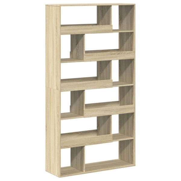 Libreria Rovere Sonoma 100x33x187,5 Cm In Truciolato - Image 6