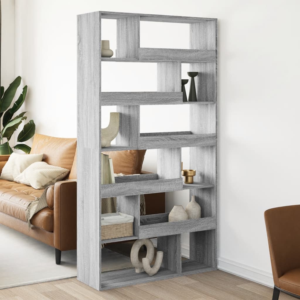 Libreria Grigio Sonoma 100x33x187,5 Cm In Truciolato