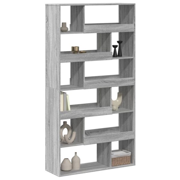 Libreria Grigio Sonoma 100x33x187,5 Cm In Truciolato - Image 3