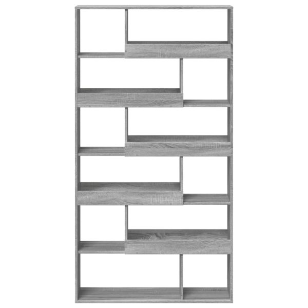 Libreria Grigio Sonoma 100x33x187,5 Cm In Truciolato - Image 4