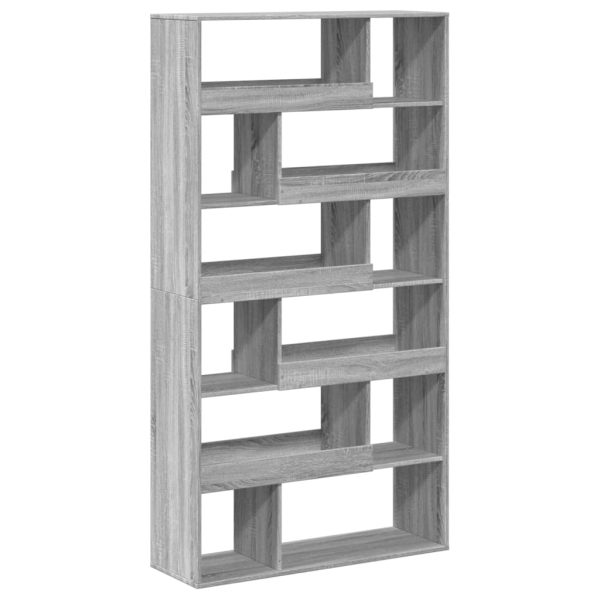Libreria Grigio Sonoma 100x33x187,5 Cm In Truciolato - Image 6