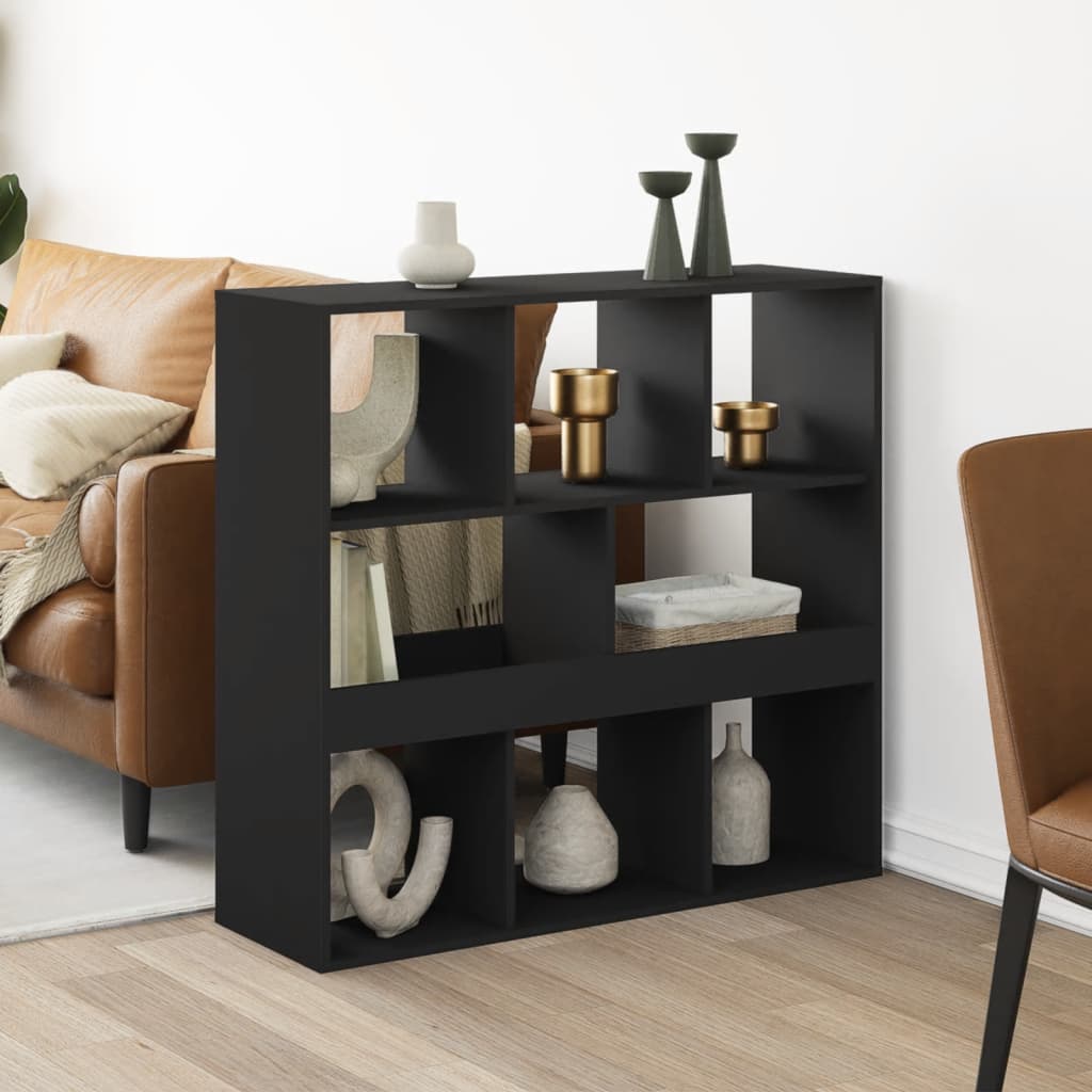 Divisorio Nero 100x33x94,5 Cm In Truciolato