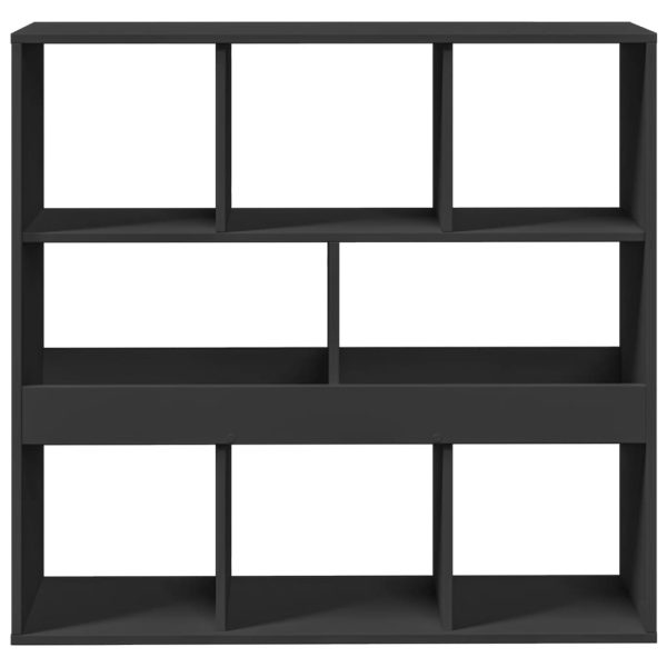 Divisorio Nero 100x33x94,5 Cm In Truciolato - Image 4