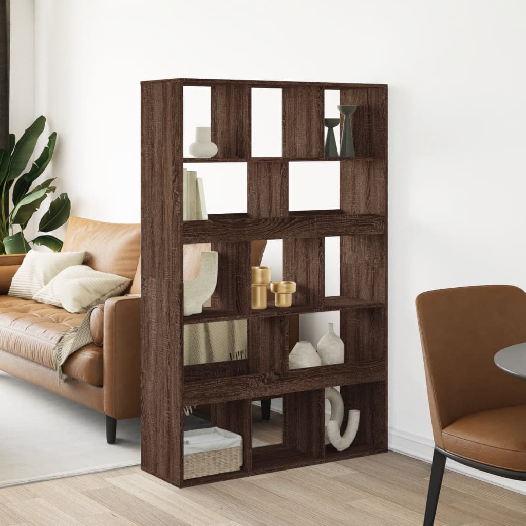 Libreria Rovere Marrone 100x33x156,5 Cm In Truciolato