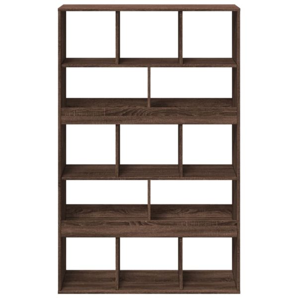 Libreria Rovere Marrone 100x33x156,5 Cm In Truciolato - Image 4