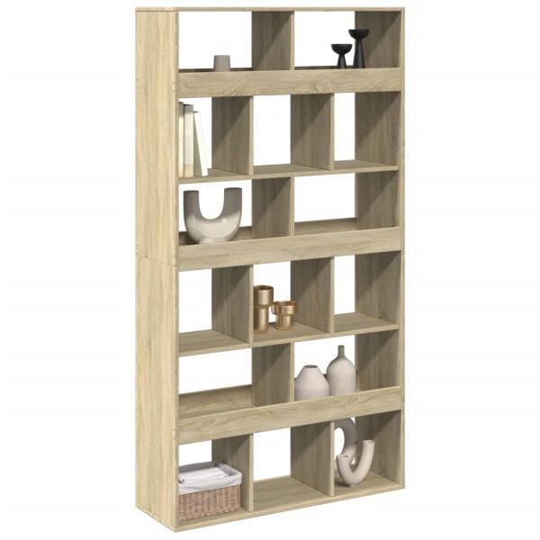 Libreria Rovere Sonoma 100x33x187,5 Cm In Truciolato - Image 3