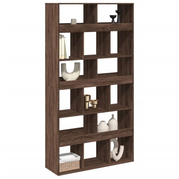Libreria Rovere Marrone 100x33x187,5 Cm In Truciolato - Image 3
