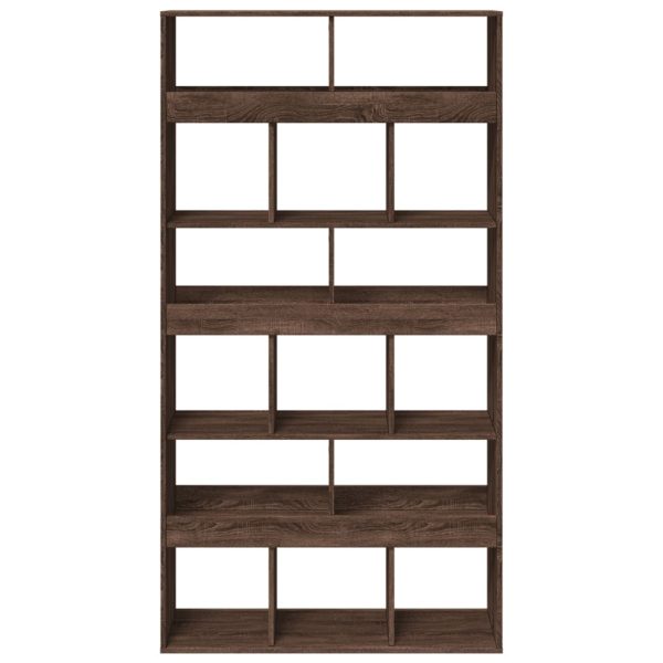 Libreria Rovere Marrone 100x33x187,5 Cm In Truciolato - Image 4