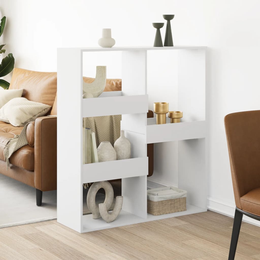 Divisorio Stanza Bianco 100x33x115 Cm In Truciolato