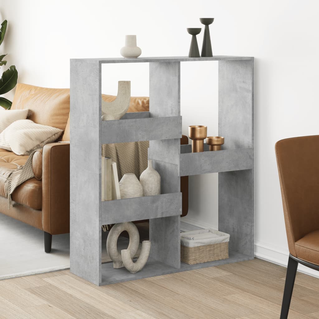 Divisorio Grigio Cemento 100x33x115 Cm In Truciolato
