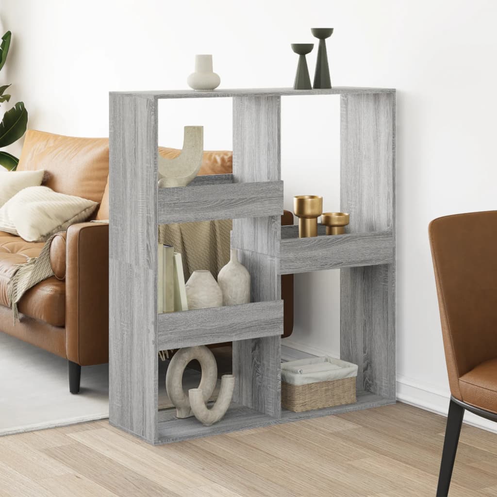 Divisorio Grigio Sonoma 100x33x115 Cm In Truciolato