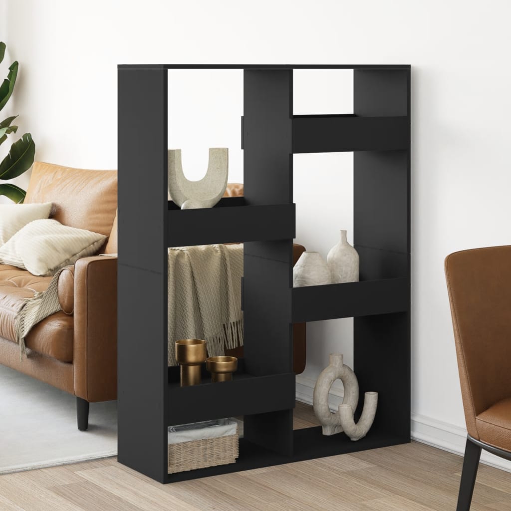 Divisorio Nero 100x33x135 Cm In Truciolato