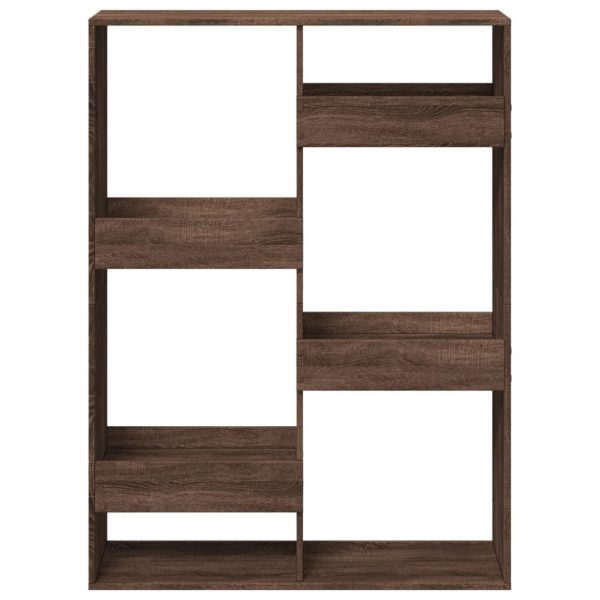 Divisorio Rovere Marrone 100x33x135 Cm In Truciolato - Image 4