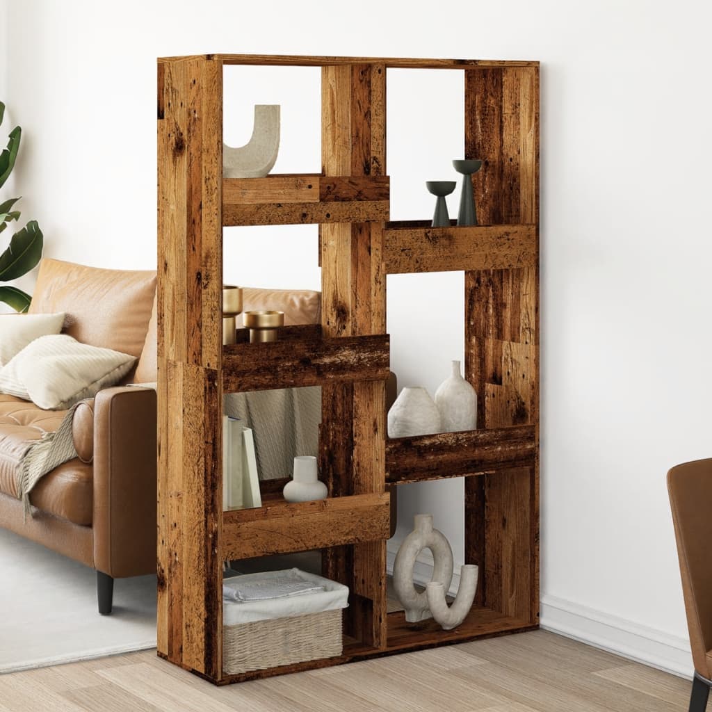 Divisorio Legno Antico 100x33x155,5 Cm In Truciolato