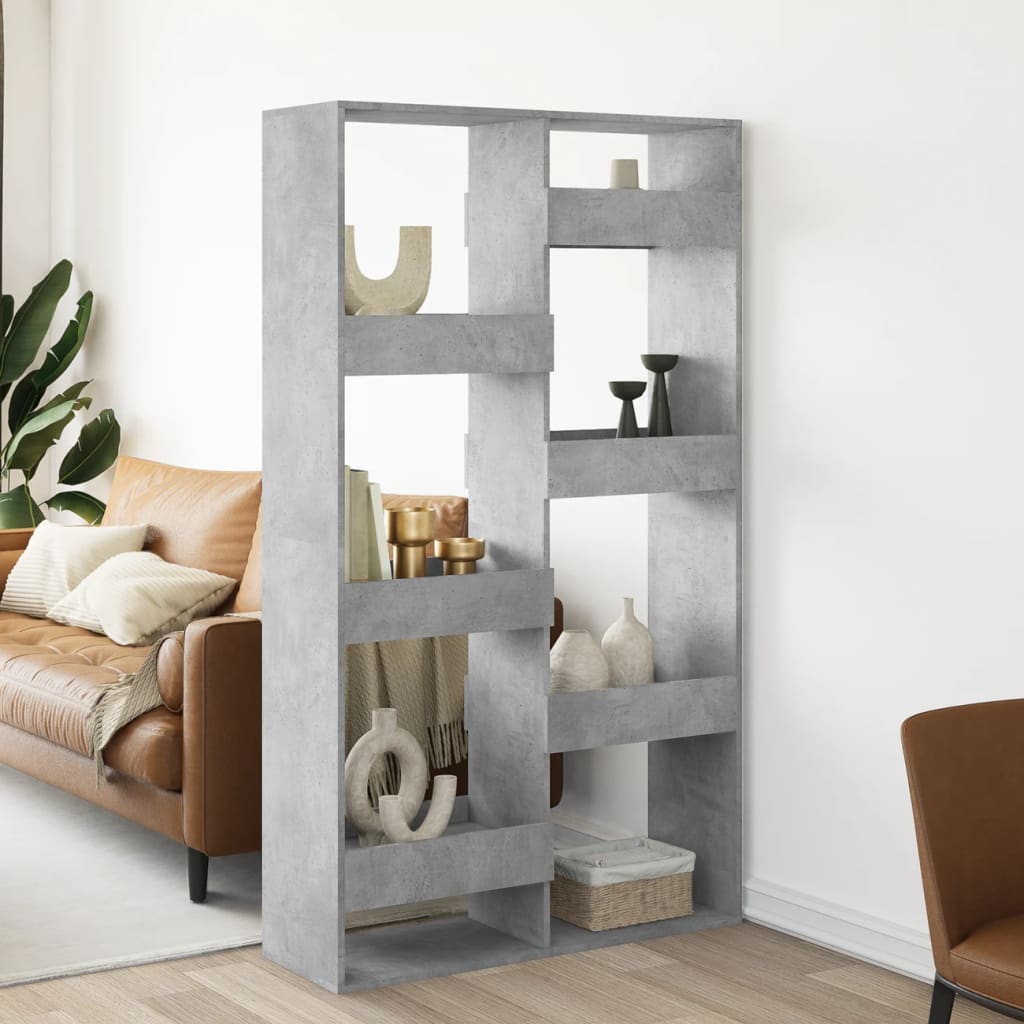 Divisorio Grigio Cemento 100x33x175 Cm In Truciolato