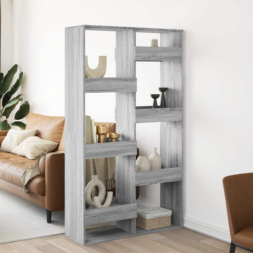 Divisorio Grigio Sonoma 100x33x175 Cm In Truciolato