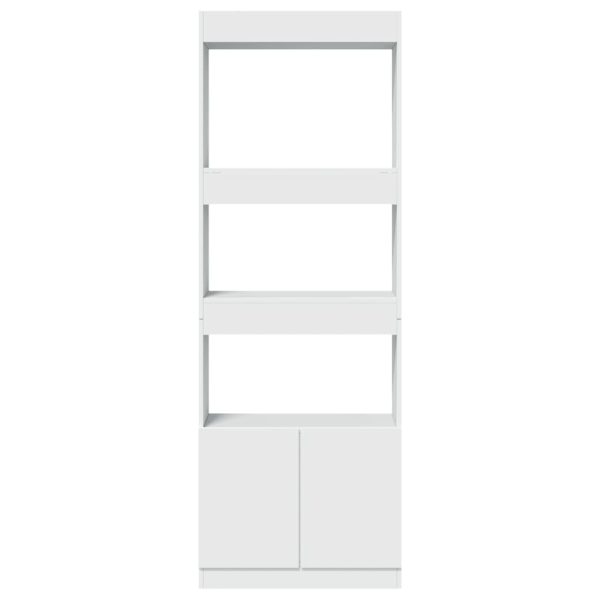 Credenza Bianca 63x33x180 Cm In Truciolato - Image 5