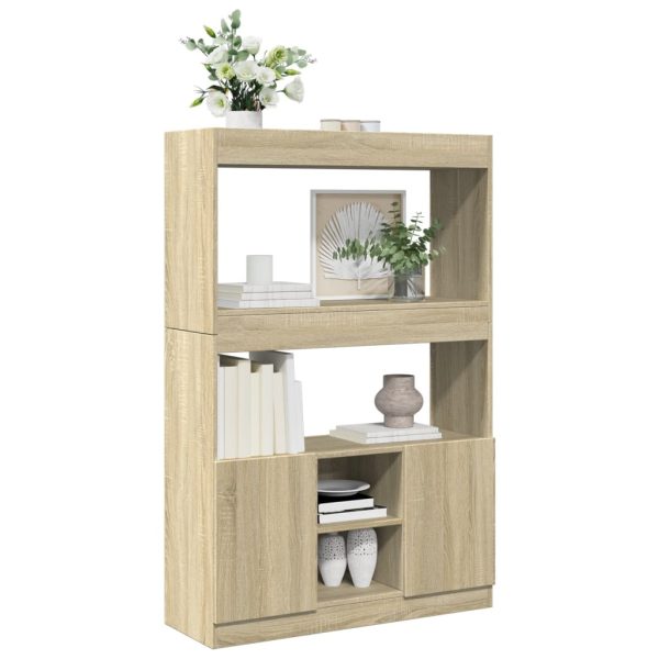 Credenza Rovere Sonoma 92x33x140 Cm In Legno Multistrato - Image 4