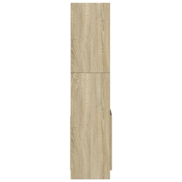 Credenza Rovere Sonoma 92x33x140 Cm In Legno Multistrato - Image 6