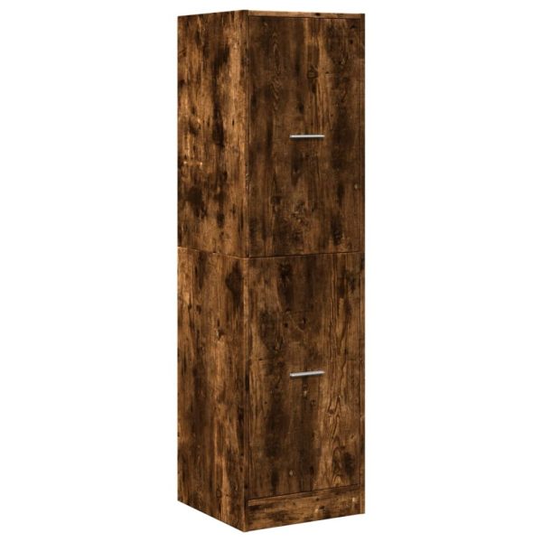 Armadietto Da Farmacia Rovere Fumo 40x41x144,5 Cm In Truciolato - Image 3