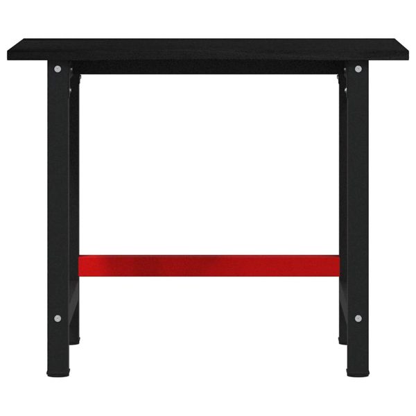 Banco Lavoro Marrone Scuro 100x60x81,5 Cm Legno Massello Rovere - Image 4