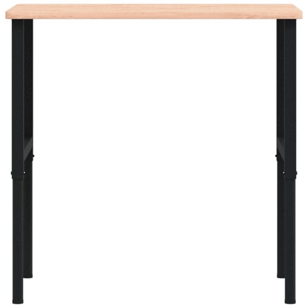 Banco Da Lavoro 100x60x(71,5-98) Cm Legno Faggio Rettangolare - Image 4