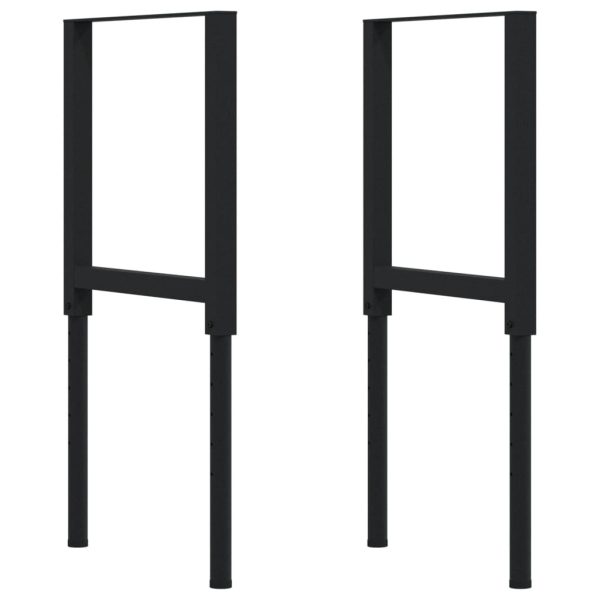 Banco Da Lavoro 100x60x(71,5-98) Cm Legno Faggio Rettangolare - Image 5