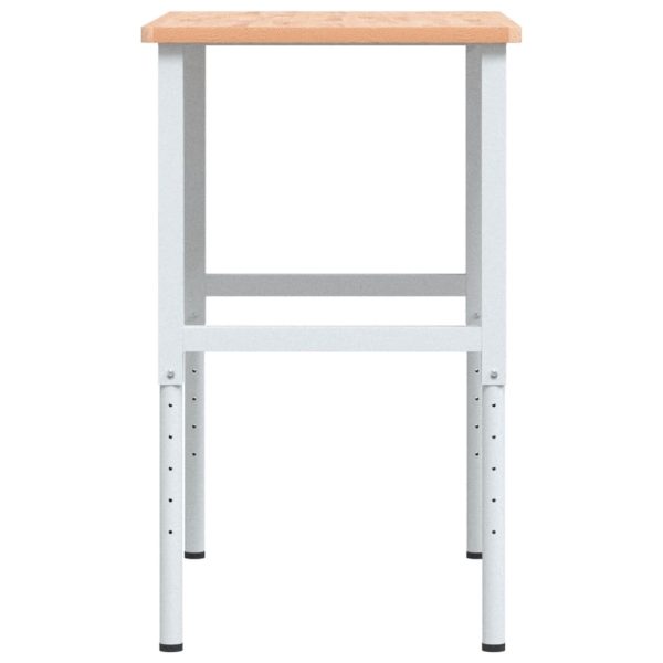 Banco Da Lavoro 100x60x(71,5-98) Cm Legno Faggio Rettangolare - Image 6