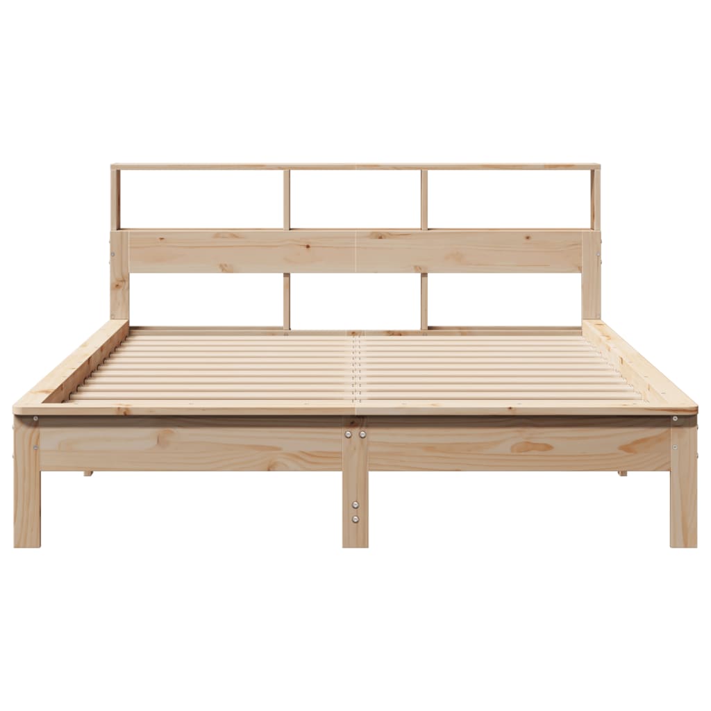 Letto Senza Materasso 160x200 Cm In Legno Massello Di Pino - Image 4