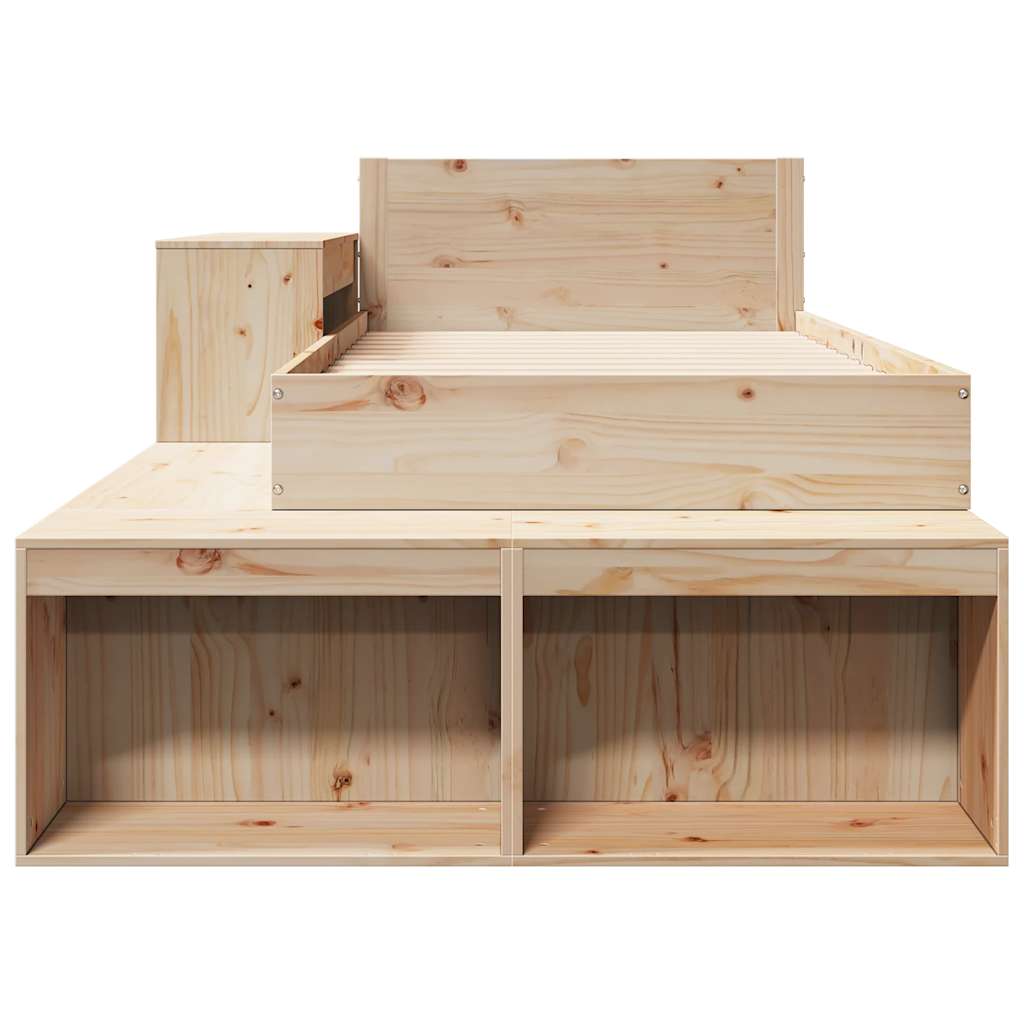 Giroletto Senza Materasso 80x200 Cm In Legno Massello Pino - Image 4