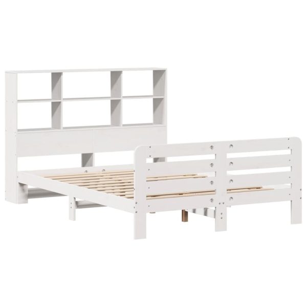 Giroletto Senza Materasso Bianco 150x200 Cm Legno Massello Pino - Image 3