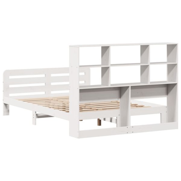 Giroletto Senza Materasso Bianco 150x200 Cm Legno Massello Pino - Image 6