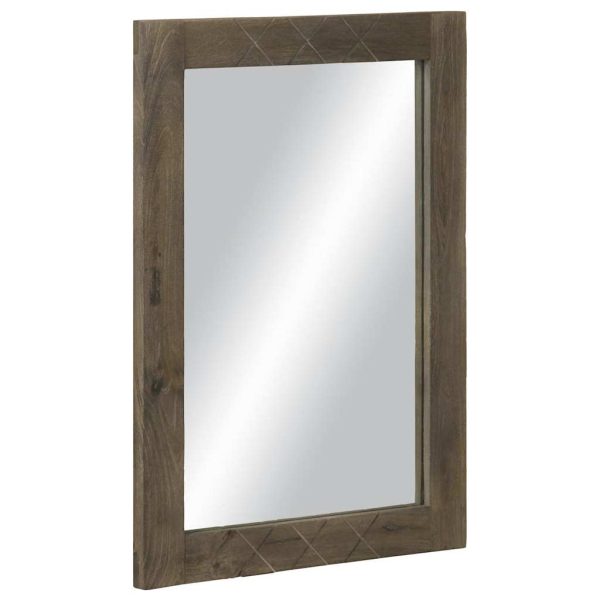 Set Mobili Da Bagno 3 Pz Nero In Legno Massello Di Mango - Image 4