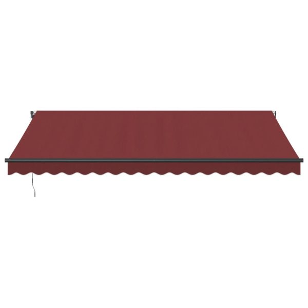 Tenda Da Sole Retrattile Automatica Con Led Bordò 450x300 cm - Image 4