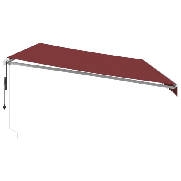 Tenda Da Sole Retrattile Automatica Bordò 600x300 cm - Image 4
