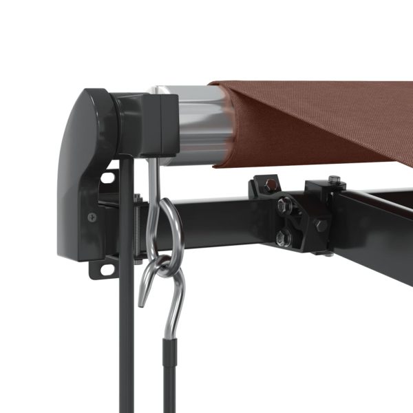 Tenda Da Sole Retrattile Automatica 400x300 Cm Marrone - Image 6