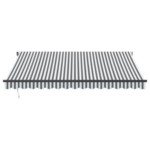 Tenda Retrattile Automatica Led Antracite E Bianco 400x300 cm - Image 4