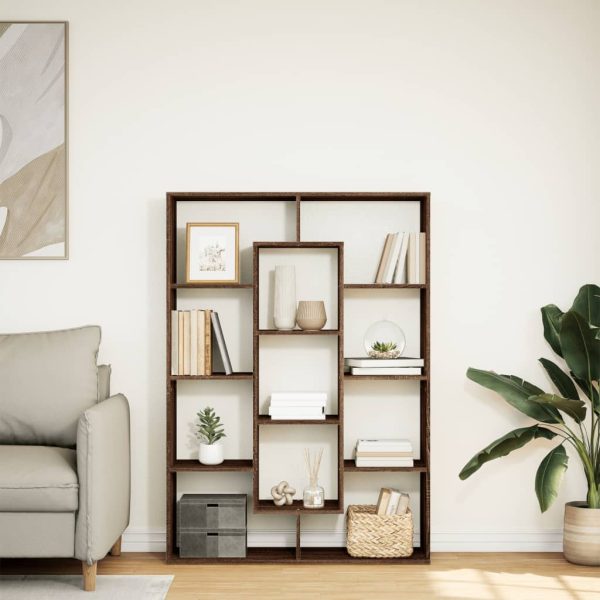 Libreria Rovere Marrone 102x29x143 Cm In Legno Multistrato - Image 3
