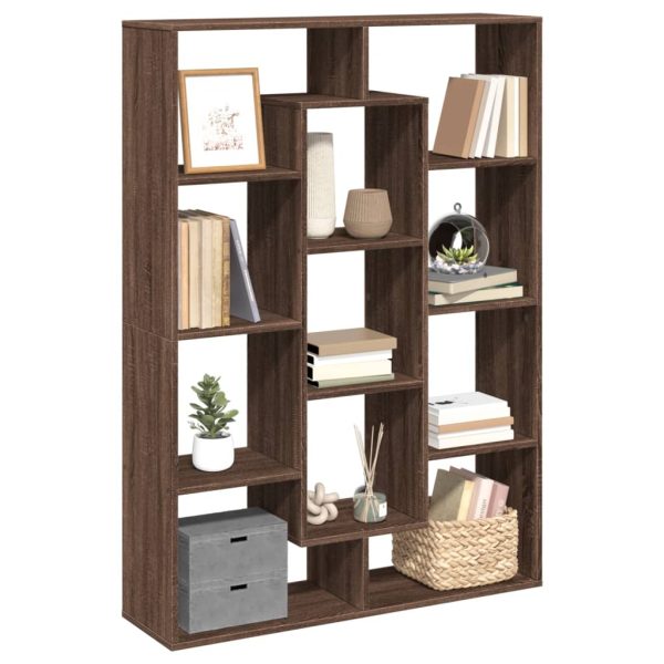 Libreria Rovere Marrone 102x29x143 Cm In Legno Multistrato - Image 4