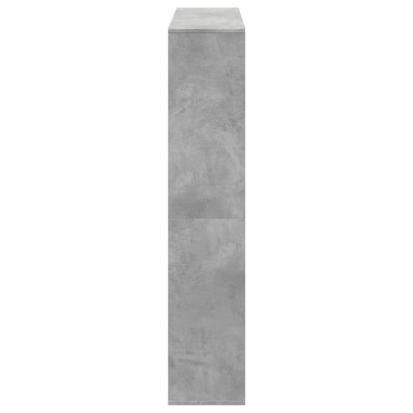 Libreria Grigio Cemento 132x29x141,5 Cm In Legno Multistrato - Image 6