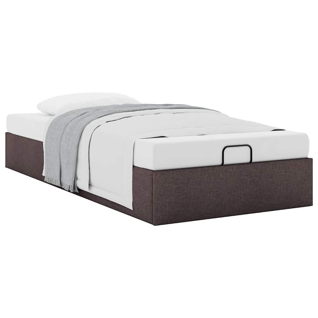 Struttura Letto Pouf Senza Materasso 90x200 Cm In Tessuto - Image 5