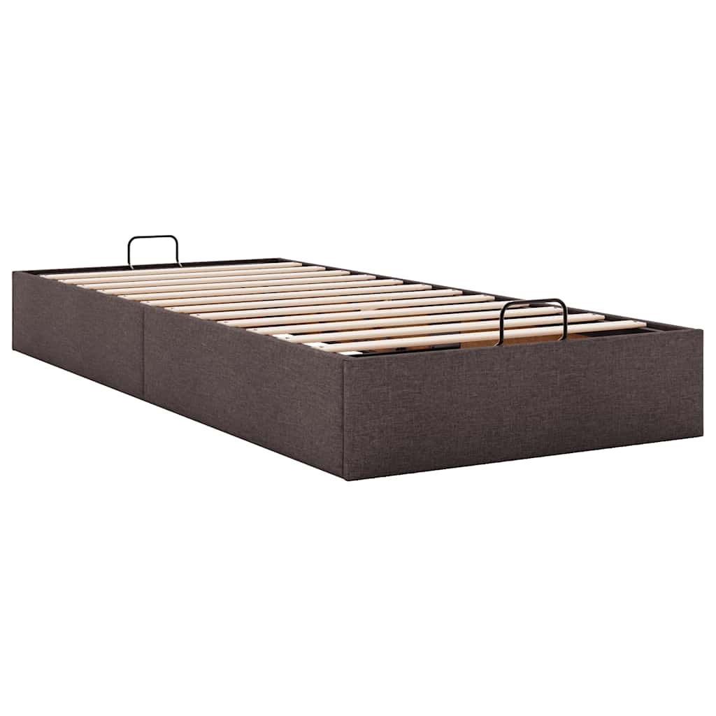 Struttura Letto Pouf Senza Materasso 90x200 Cm In Tessuto - Image 6