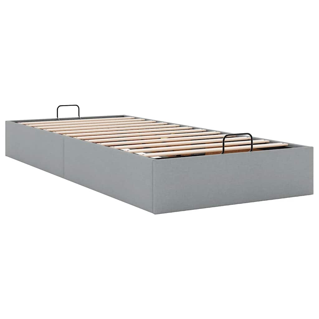Struttura Letto Pouf Senza Materasso 100x200 Cm In Tessuto - Image 6